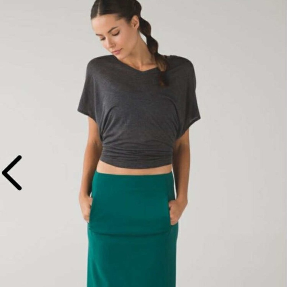 💚💙Cute Lululemon Teal Emerald Green Pencil Skirt So Comfy! - Picture 13 of 13